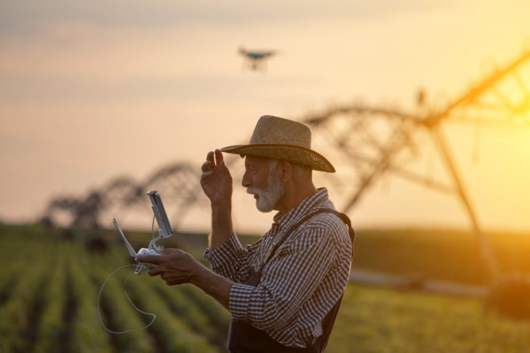 Drone Technology in Nut Crops