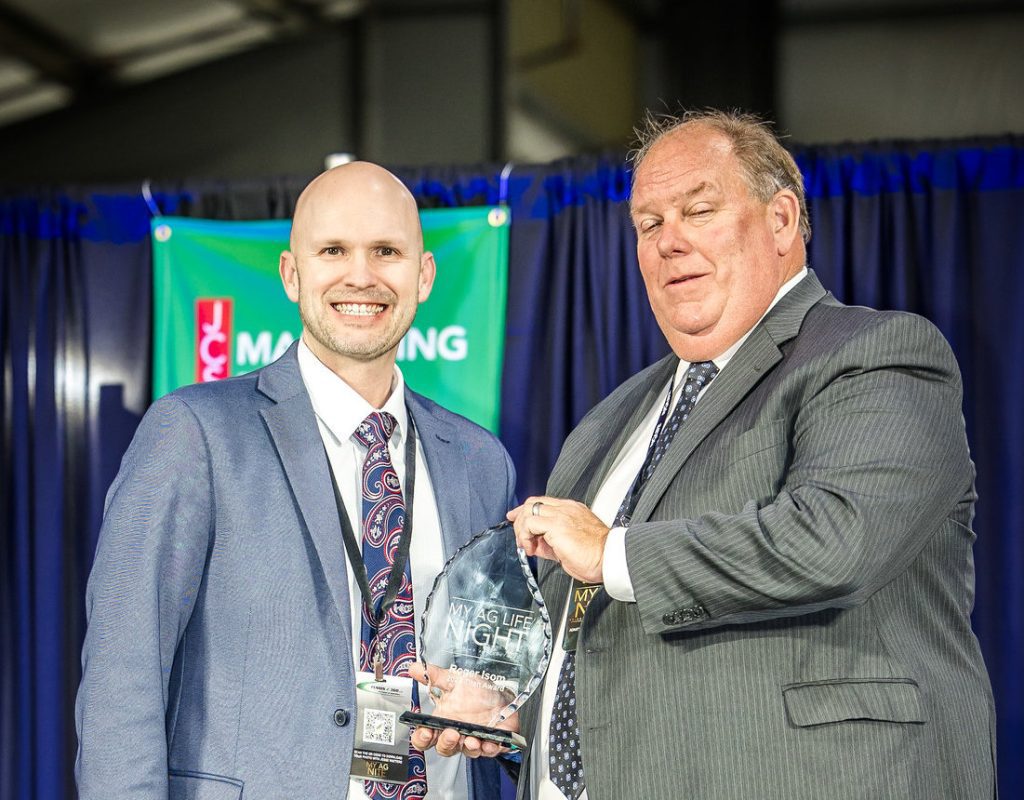 Roger Isom Presented with 2023 West Coast Nut Industry: Titan Award