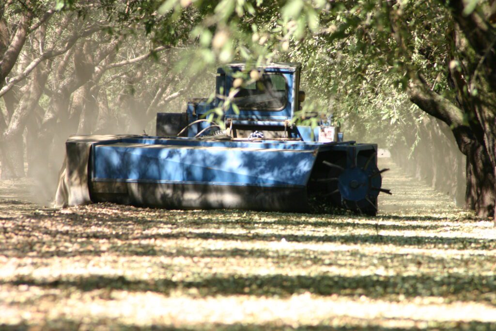 Dust Control Strategies for Almond Orchards
